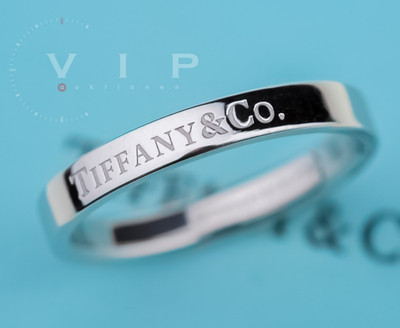 Tiffany T&Co Band Ring Pt. 950 Platin 3mm Ehering Trauring Gr. 58 + Original Box