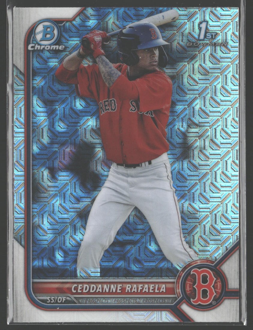 2022 Bowman - Chrome Prospects Mojo Refractors #BCP-61 Ceddanne Rafaela