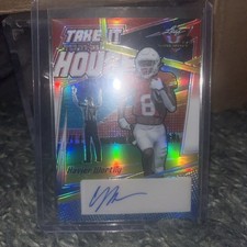 2022 Leaf Valiant Xavier Worthy Take It To The House Blue Ice Auto TH-XW1 4/7