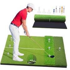 5x4ft  6x4ft Extra Large Golf Hitting Mat, 26mm Thick Tri 5x4ft Tri-Turf Sized