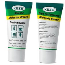 Dielectric Grease Automotive Electrical Grease for Connectors 1 oz - 2 Pack