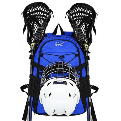 WOLT Lacrosse Bag-Lacrosse Backpack with Two Sticks Holder-Large Field Hockey...