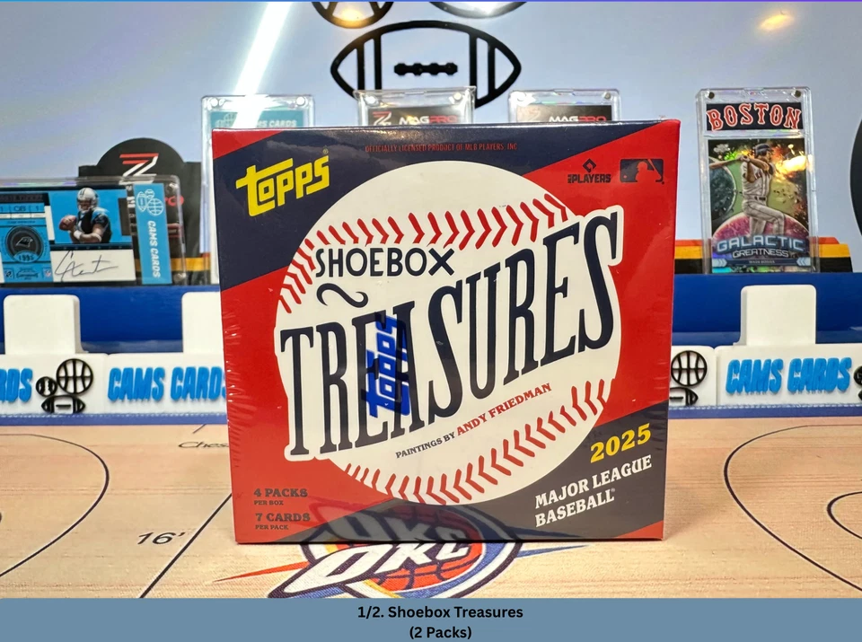 Seattle Mariners Hobby Box BREAK 2025 MLB 1/2 Shoebox Treasures 1/3 Topps - Image 4 of 4
