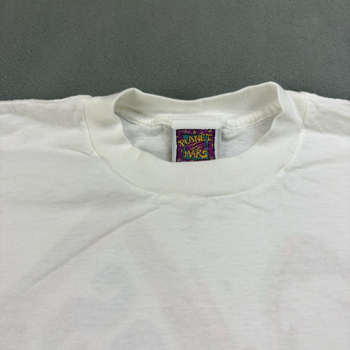 Vintage 90s Snickers Chocolate Snack Promo T Shirt Size XL White View 5