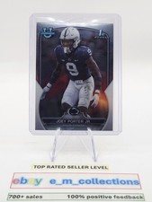 JOEY PORTER JR 2022 Bowman Chrome U 1st Bowman ROOKIE Card #79 Penn St MT-GEM MT