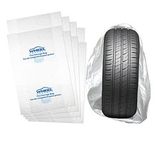 Tire Storage Bags. Made of Polyethylene LDPE Plastic, Large Large-Pack of 8pcs