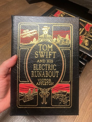 Easton Press TOM SWIFT Wireless Message Runabout Submarine Boat Motorcycle RARE! - 第 2/17 張圖片