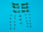 Mercedes W120 W108 W109 W110 W111 Radiator Grill Mesh Spring Trims Clip Kit NOS