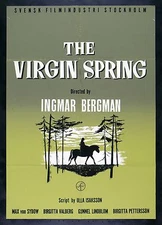 THE VIRGIN SPRING * CineMasterpieces ORIGINAL MOVIE POSTER INGMAR BERGMAN 1960