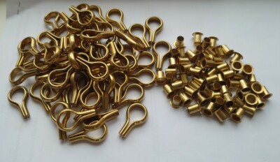 50 x Regalträger Noppen & Steckdosen - Messing versilbert ''Union Jack Label'' 