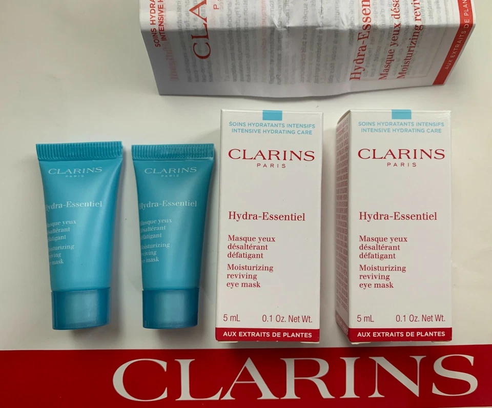 CLARINS Hydra Essentiel Moisturizing Reviving Eye Mask 15ml = 5ml x 3 - Image 4 of 4