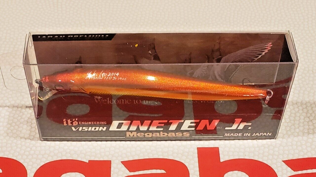 Megabass VISION ONETEN BAY ORANGE ２個セット WOW! RARE! Megabass Vision Oneten Jr. 