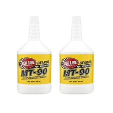 Red Line 50304-2PK Manual Transmission MT 90W Gear Oil - 1 Quart Pack of 2