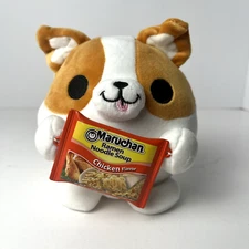 ZURU Mini Brands Snackles Benji the Corgi w/Maruchan Ramen 5" Plush Stuffed Toy