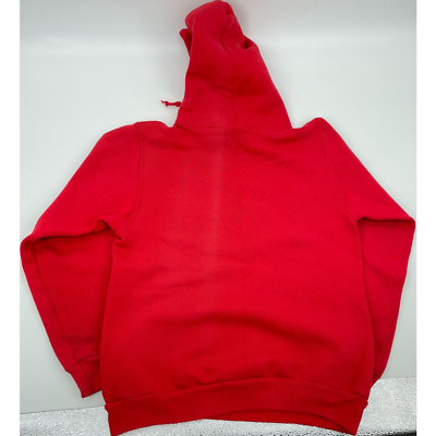 Vintage 80s Russell Athletic red blank hoodie sweatshirt men's XS