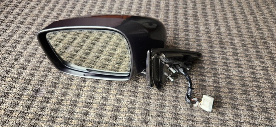 ESPEJO RETROVISOR PUERTA IZQUIERDA LADO CONDUCTOR INFINITI M37 M56 M35H Q70 2011-2014 gris atenuado automático OEM Foto 4 de 4