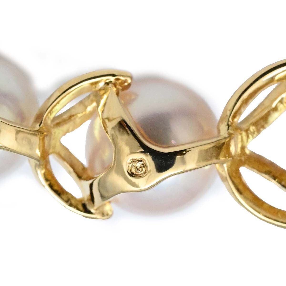 MIKIMOTO K18YG yellow gold pearl necklace P0017988 | eBay