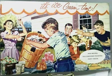 Proctor-Silex Recipe Book-1960 Ice Cream making Instruction Guide History (P)