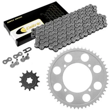 Caltric Drive Chain & Sprockets For Kawasaki KLX140L 2008-2024