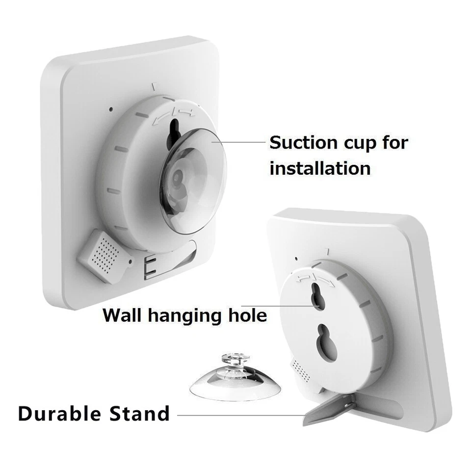 Baldr Digital Waterproof Shower Clock Bathroom Clock Countdown Timer for Kitchen - Image 4 of 4