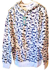 Earthbound - Abstract Yin Yang Oversized Hoodie - Women's Size Small