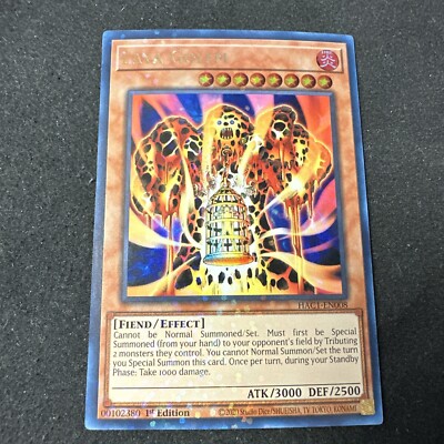 YuGiOh Lava Golem HAC1-EN008 Duel Terminal Ultra Rare 1st Edition NM Mint