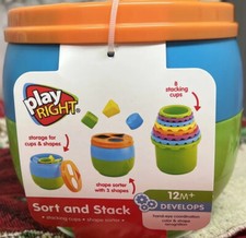 Play Right Sort and Stack 12M + Develops - Set Of 3