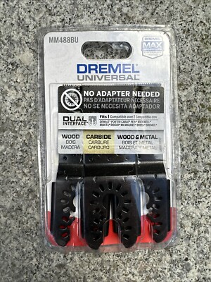 Dremel MM488BU Universal Dual Interface Carbide Bi-Metal Wood Blade Variety Set
