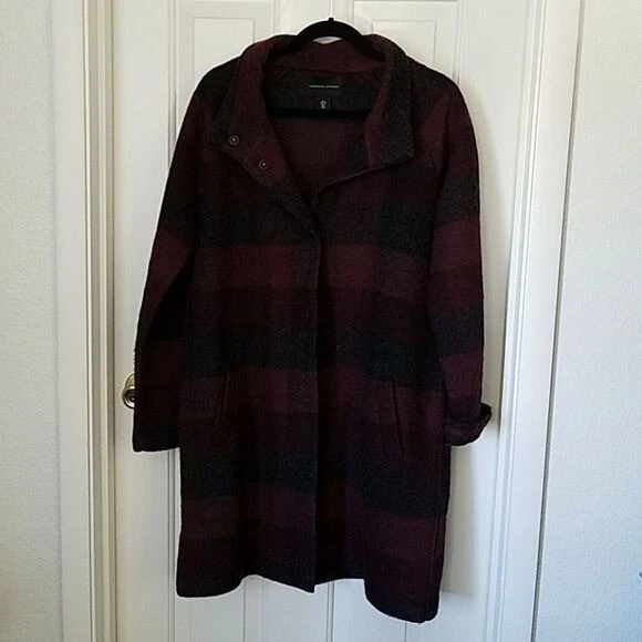 Adrienne vittadini wool coat sales