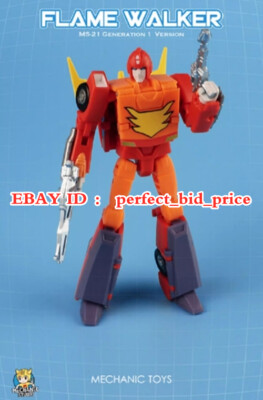 New Deformabl Robot Hot Rod Autobot G1 MFT MS-21 Action Figure Toys 4'' In Stock