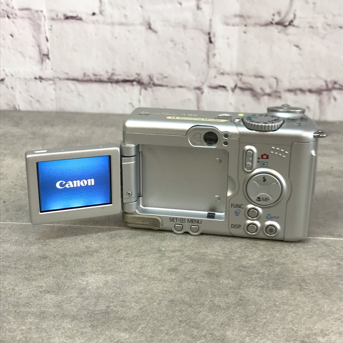 Canon Powershot A95 Digital Camera 5.0MP Flip Screen - Silver