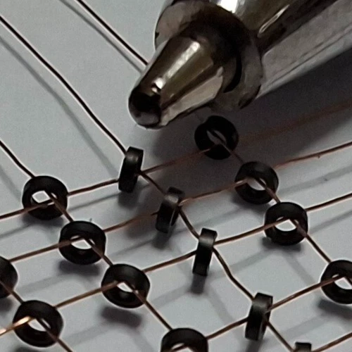 500X Nuclei Ferrite Build Your Own Ferrite Core Memory KIT copper wire 0,1 mm