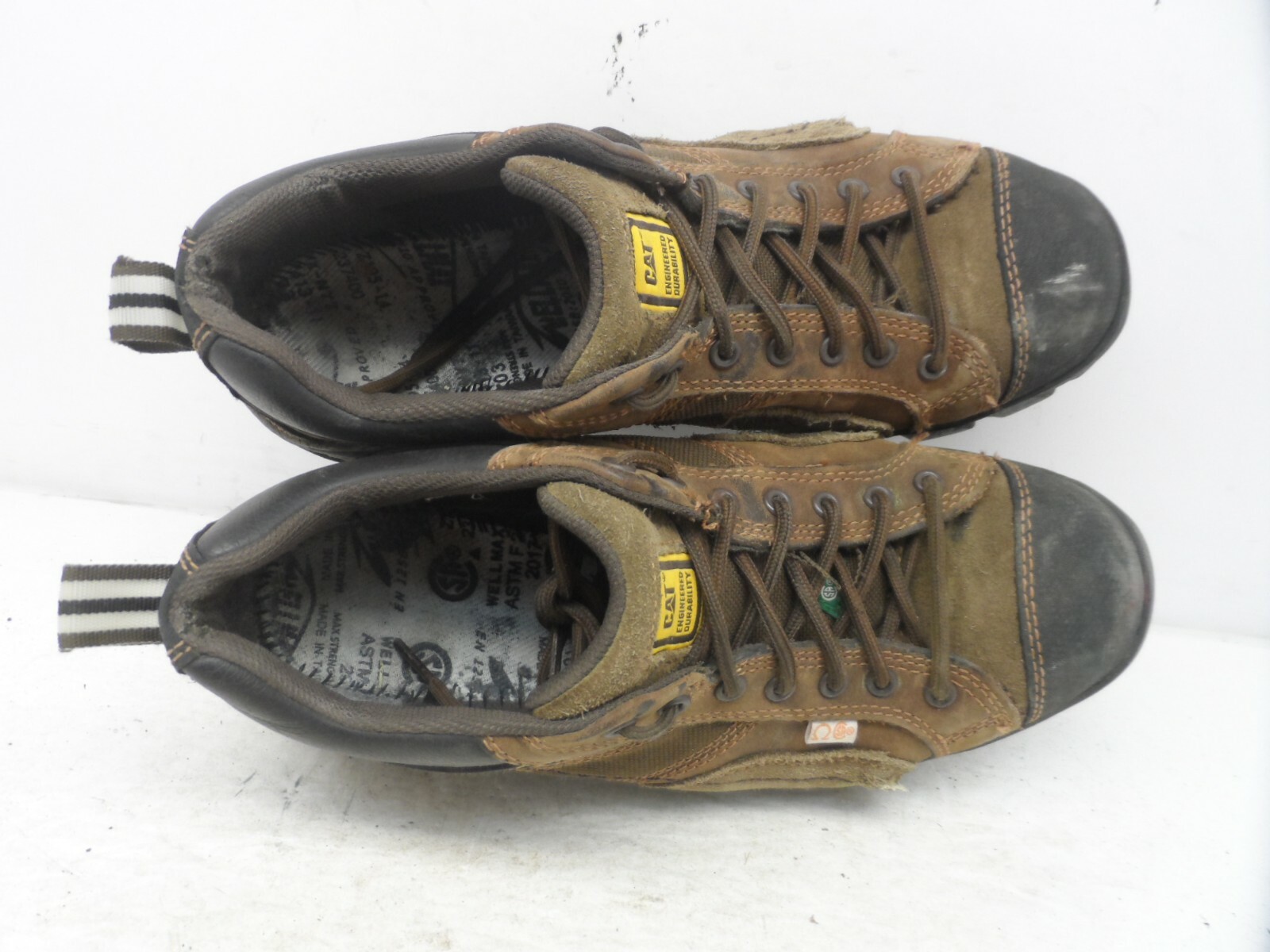Caterpillar Men's Argon Comp Toe LaceUp Work Shoe Dark Brown Size 7.5W