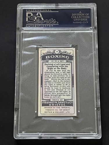 1924 FRANKLYN DAVEY & CO BOXING #8 DUCKING A LEFT LEAD PSA 8 - Picture 2 of 3