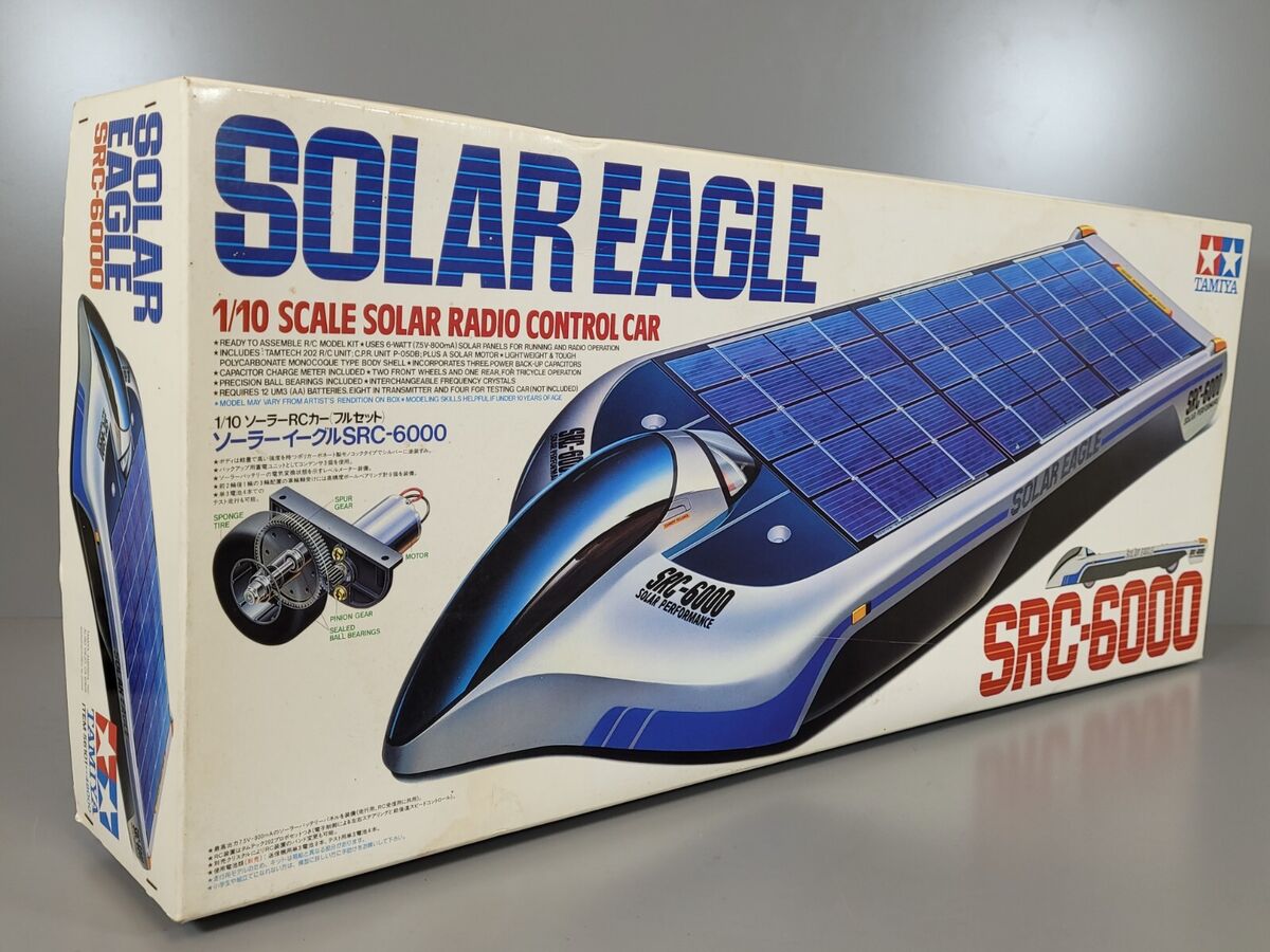 Rare New Tamiya Solar Eagle 1/10 SOLAR Powered RC Car SRC-6000