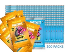 Panini Fortnite Trading Cards: 200 Blue Packs (6 cards) + 6 Fat Packs (US Print)