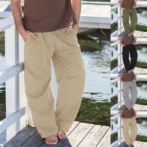 Outdoor Pantaloni Estivi Pantaloni Lunghi 1 PC Comfort Coulisse Largo  Elastico | eBay