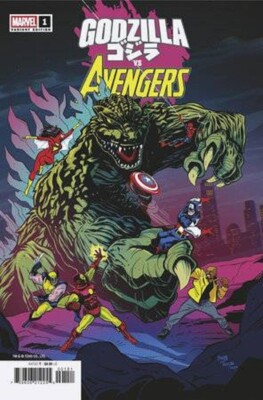 GODZILLA VS AVENGERS #1 DAVE BARDIN VARIANT (18/06/2025)