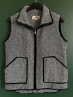 <!--F#f_0-->Bull Rush Wool Blend Herringbone Vest Size S<!--F/-->