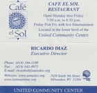GREEN BAY PACKERS DIRECTOR EMERITUS RICARDO DIAZ SIGNED BUSINESS CARD RARE