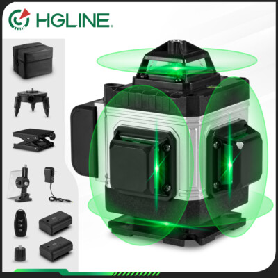 Laser Level with Self-leveling-Level Tool Accurate 4D 360° 16 Line Laser Measure