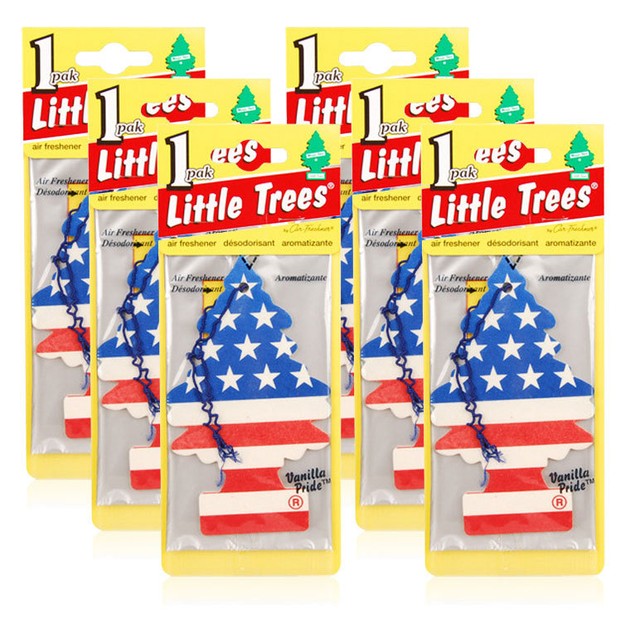 Little Trees Hanging Car and Home Air Freshener CinnaBerry Pack of 6