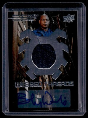 Bokeem Woodbine Auto 2017 Spider-Man Homecoming Webbed Threads Autogramm