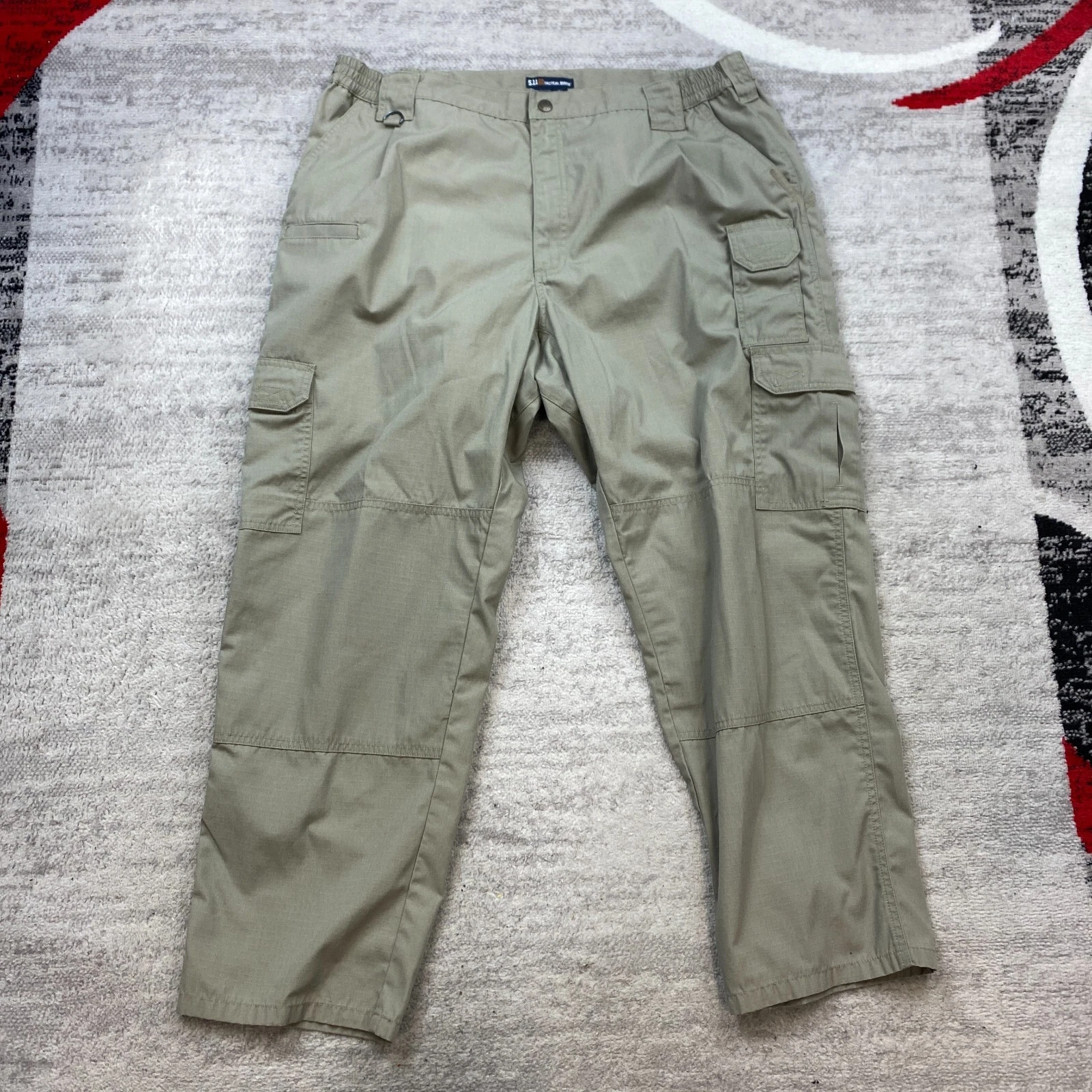 5.11 Tactical Cargo Pant Men 42 Green Hike Canvas Ripstop 143 Worker Mens 42x30