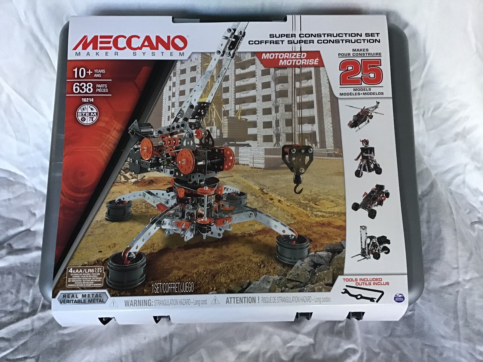 meccano construction motorized