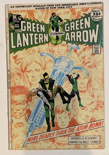 (1971) GREEN LANTERN GREEN ARROW #86! NEAL ADAMS Drug story!