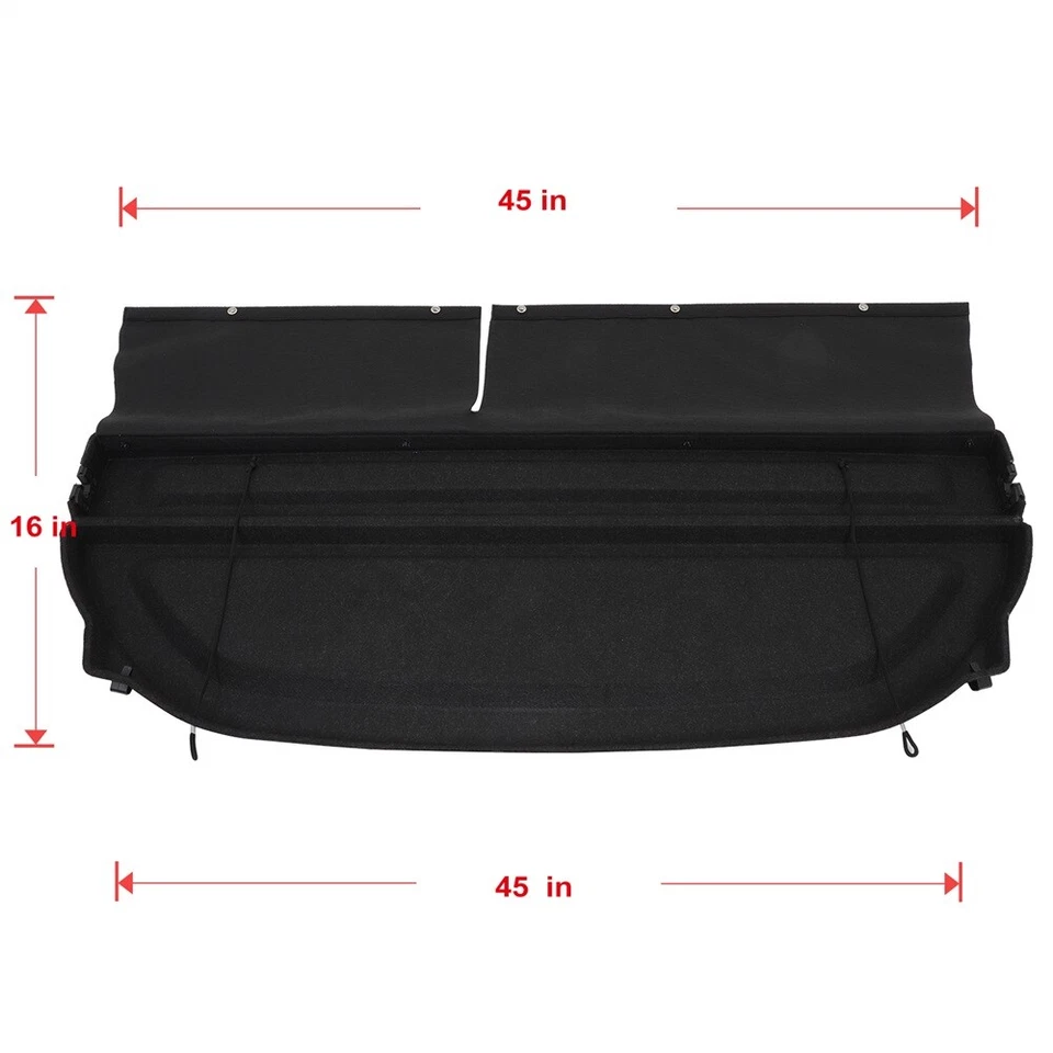 1 Pcs Cargo Cover Rear Trunk Shielding Shade For 2009-2011 Honda Fit 1.5L - Image 2 of 4