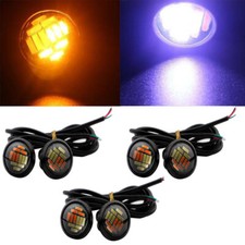 6x 23mm 4014-smd Car Motor Dual Color White Amber Eagle Eye Led Drl Turn Lights 6x 23mm 4014-smd Car Motor Dual Color White Amber Eagle Eye Led Drl Turn Lights