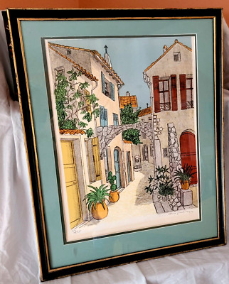 MCM Denis Paul Noyer Paris Village Scene Signed & Numbered