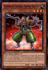 2016 Yu-Gi-Oh Breakers of Shadow #BOSHEN009 Superheavy Samurai Prepped Defense C